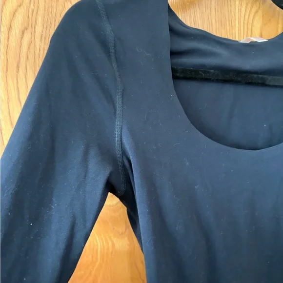 Free People Black Long Sleeve Bodysuit M - Picture 5 of 8